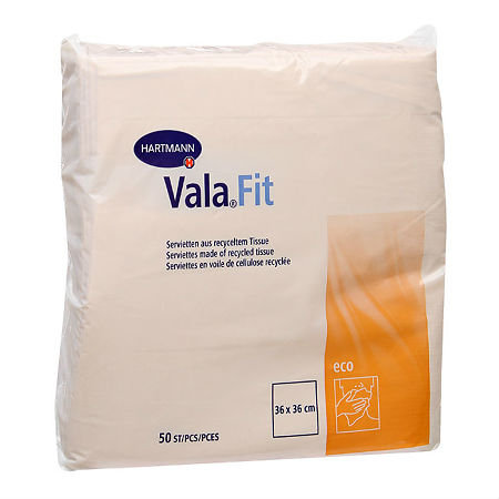 Vala®Fit eco / Вала Фит эко одноразовые салфетки из впитывающей ткани Hartmann  