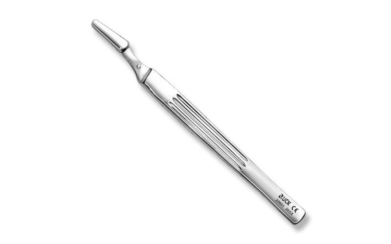 Ручка скальпель для OR-лезвий с рифлёной ручкой