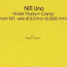 Никель-титановая скоба NITI UNO 0,35 мм (0.14 '') - 1 шт. (длина 3 см)