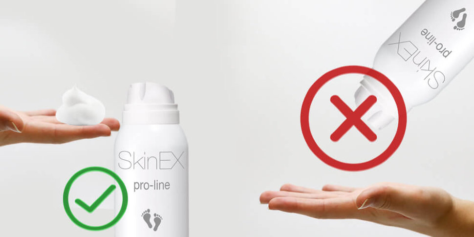 Крем-пена (мозоли и трещины) SkinEX pro-line 