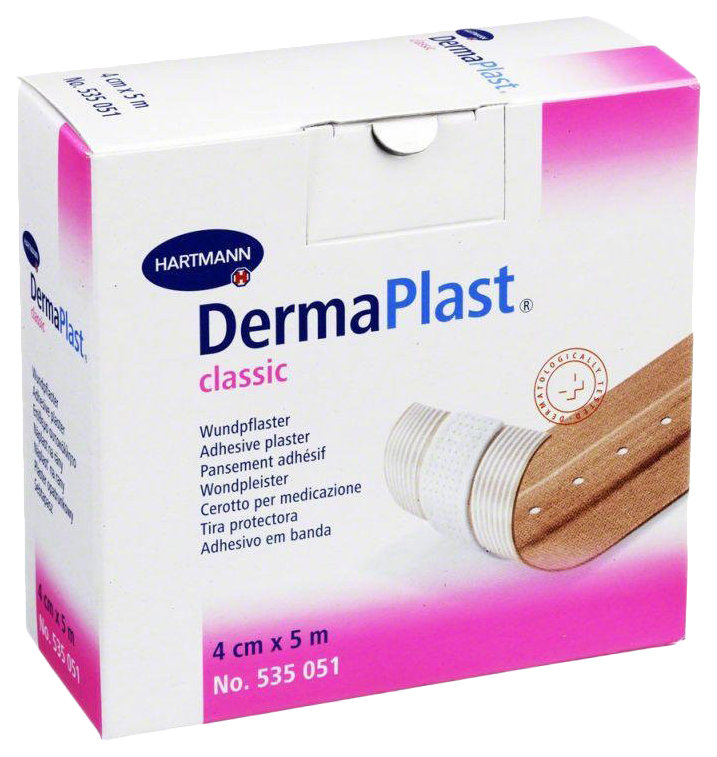DermaPlast® classic / Дермапласт классик - пластырь из текстильного материала в рулоне Hartmann     