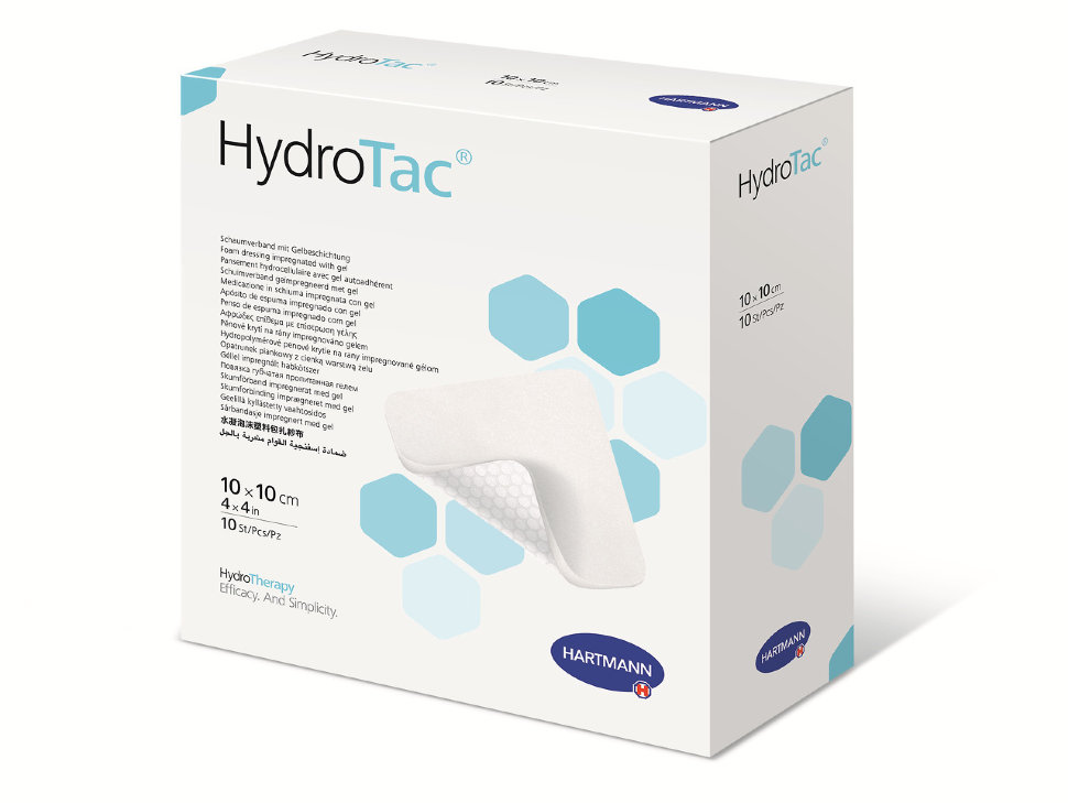 HydroTac® / ГидроТак - губчатые повязки с гидрогелевым покрытием; 10 см x 10 см Hartmann    