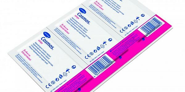 Cosmos® Strips - Износостойкие пластыри, пластинки 8 см х 4 см  Hartmann     