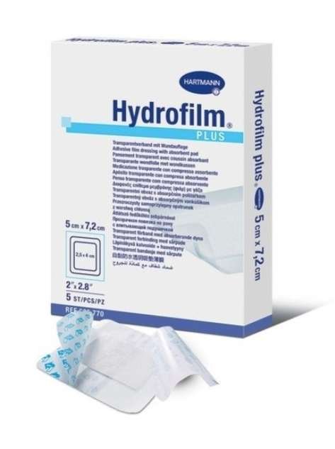 Hydrofilm® plus / Гидрофилм плюс - прозрачная повязка с впитывающей подушечкой Hartmann    