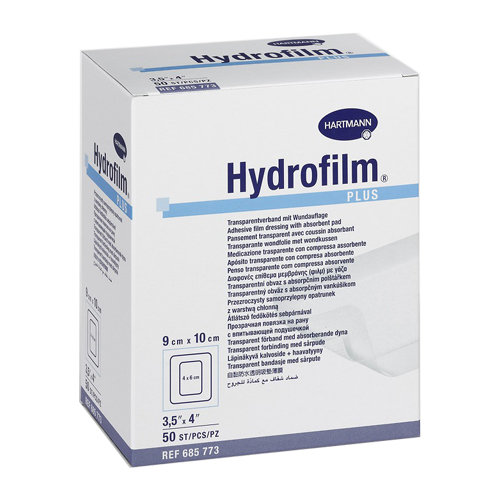 Hydrofilm® plus / Гидрофилм плюс - прозрачная повязка с впитывающей подушечкой Hartmann    